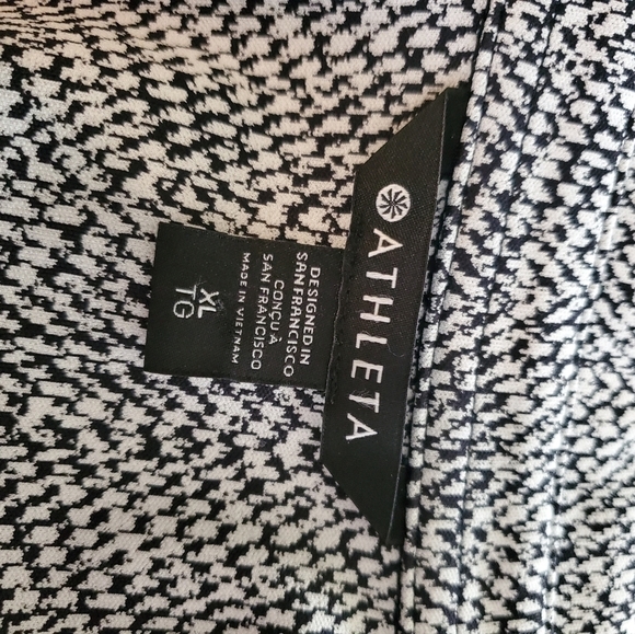 NWT Athleta Black & White Textured Shirt Jacket Size XL, Retail $149.00, Casual - Picture 9 of 12